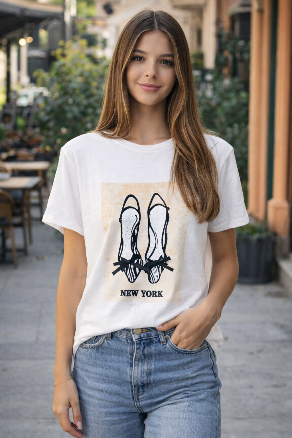 Baskılı Kadın Tişört