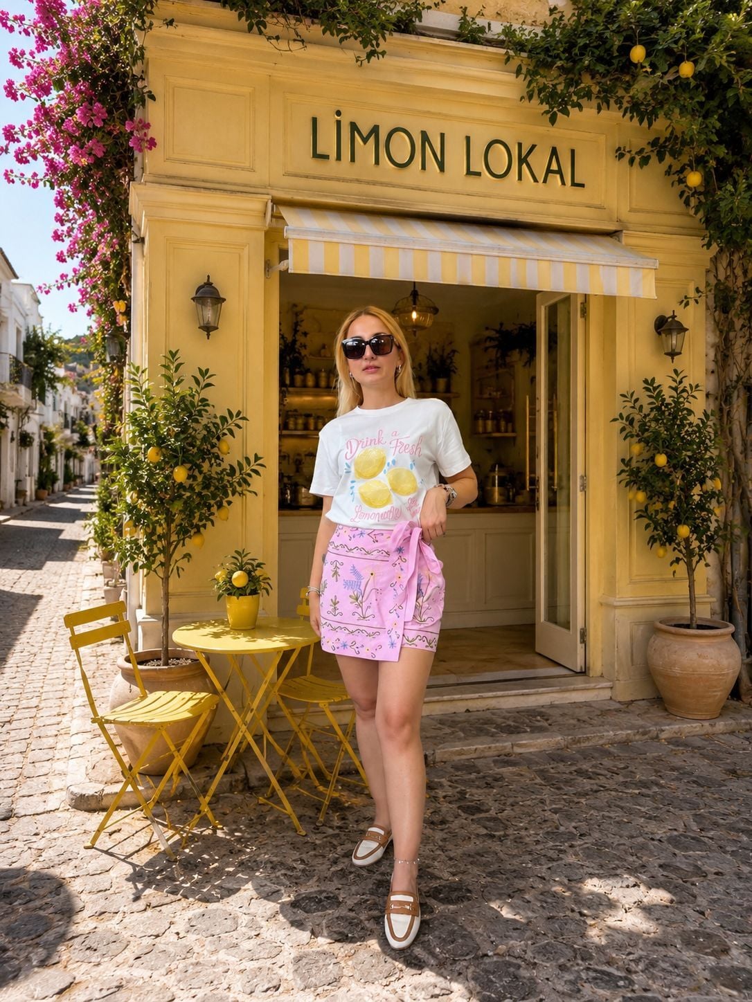 Limon Baskılı Tişört