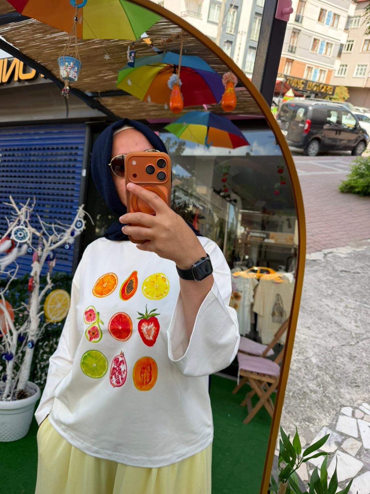 Baskılı Tişört l-xl - Meyve Baskılı