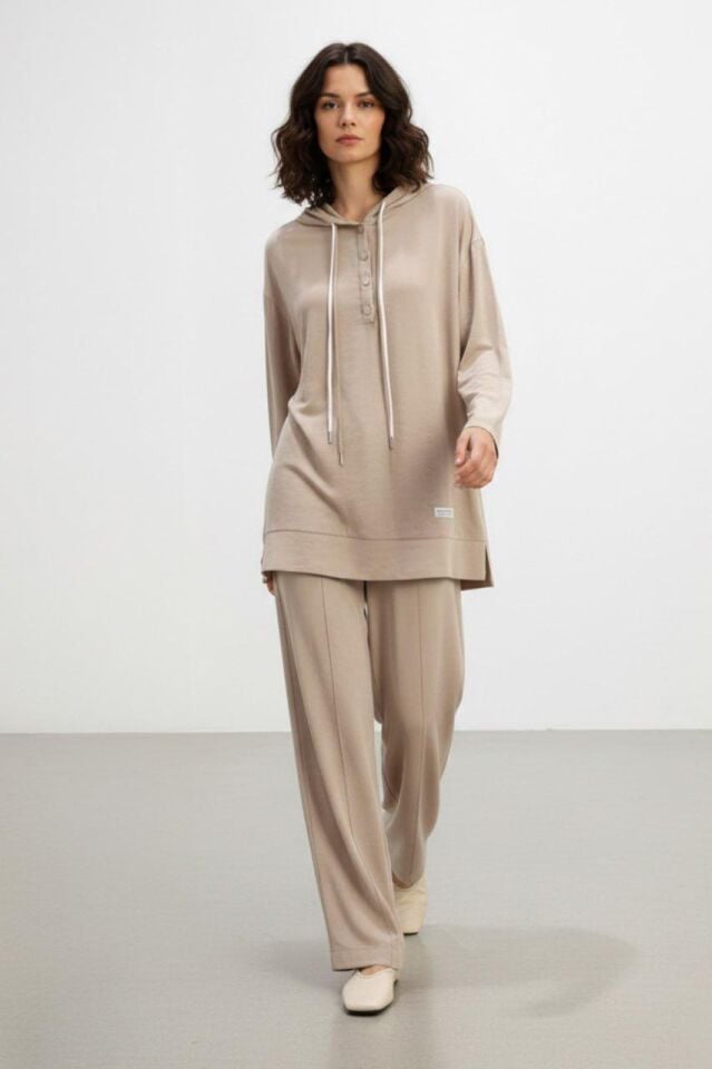 Kapüşonlu Salaş İkili Takım